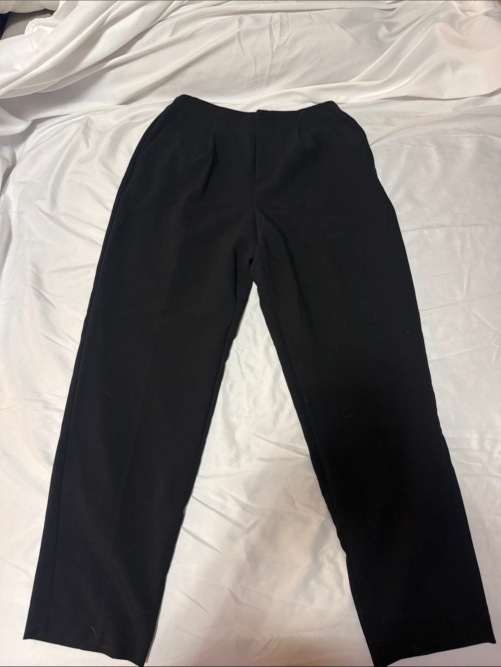 a new day Black Straight-Leg Trousers